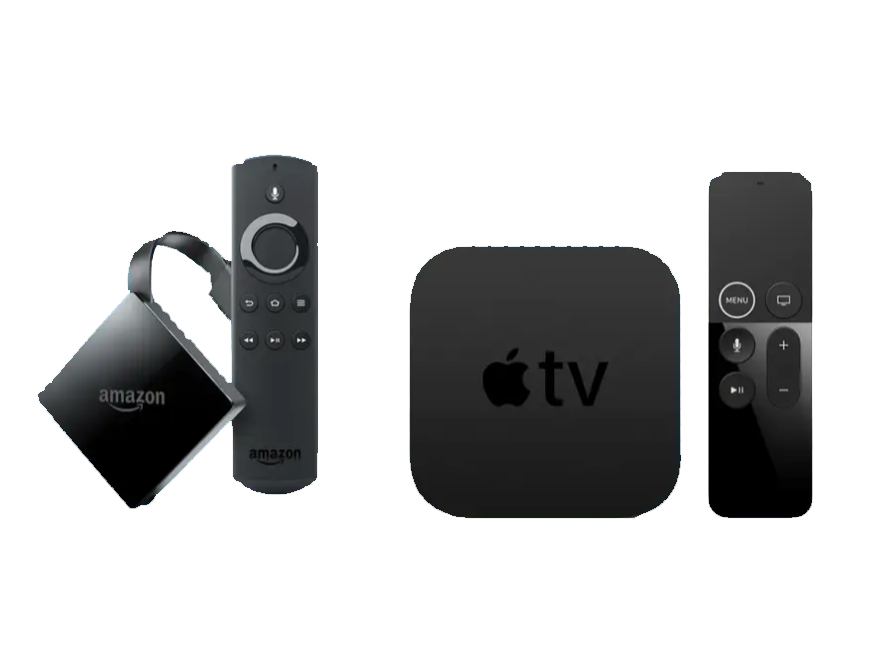 Apple TV Amazon Firestick Apple TV Amazon Firestick