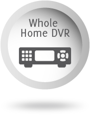 Whole Home DVR button with DVR Box Icon.